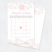 Little Snowflake Baby shower Bingo Game