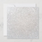 Little Snowflake Baby shower Invitation Kaart (Achterkant)