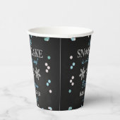 Little Snowflake Boys Winter Baby shower Papieren Bekers (Rechts)