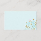 Little Snowflake Diaper Raffle Enclosure Card Informatiekaartje (Achterkant)