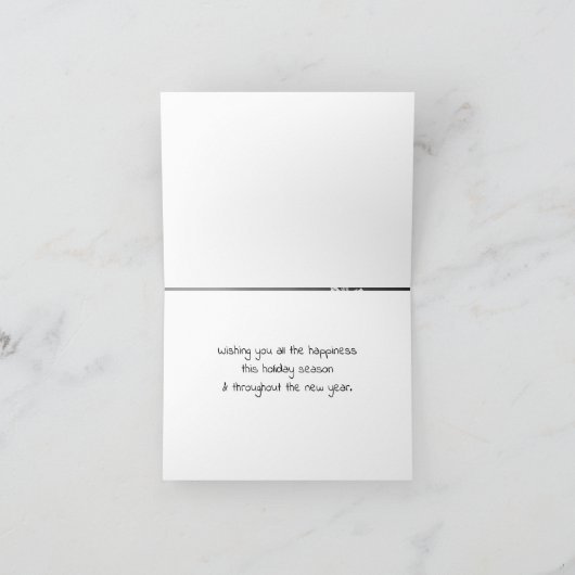 Little Snowflake Feestdagen Kaart (Binnen)