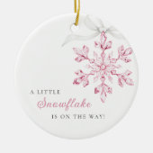 Little Snowflake Girl Ornament (Voorkant)