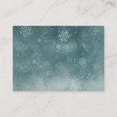 Little Snowflake Vrijgezellenfeest Recept Informatiekaartje (Achterkant)