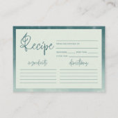 Little Snowflake Vrijgezellenfeest Recept Informatiekaartje (Voorkant)