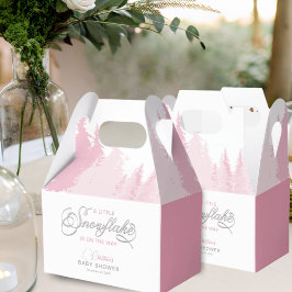 Little Snowflake Winter Baby shower Bedankdoosjes