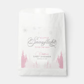 Little Snowflake Winter Baby Shower  Bedankzakje (Voorkant)