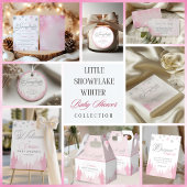 Little Snowflake Winter Baby Shower  Bedankzakje