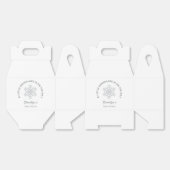 Little Snowflake Winter Baby shower genderneutraal Bedankdoosjes (Ongevouwen)