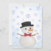 Little Snowman Birthday Kaart
