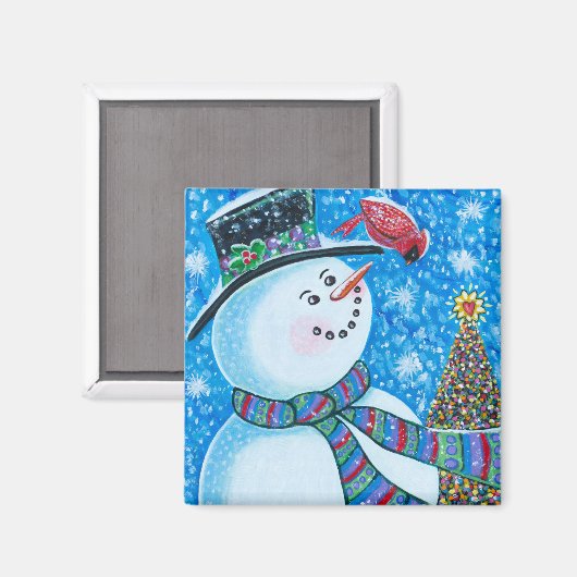 Little Snowman Magneet (Voorkant / Achterkant)
