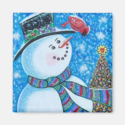 Little Snowman Magneet (Voorkant)