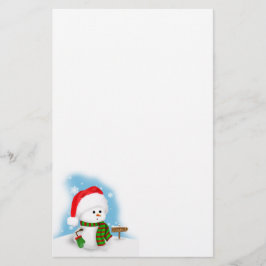 Little Snowman Stationery Briefpapier