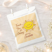 Little Sonshine Baby shower Bedankt voor je komst Bedankzakje (Geknipt)