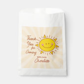 Little Sonshine Baby shower Bedankt voor je komst Bedankzakje (Voorkant)