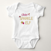Little Sparkle Elf Kerstplezier Romper (Voorkant)