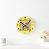 Little Spike Dog Clock Ronde Klok (Huis)