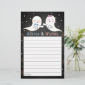 Little Spirit Halloween Gender Reclame Party Advis (Staand voorkant)