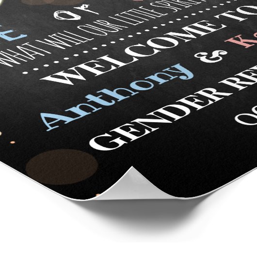 Little Spirit Halloween Ghosts Gender Reopenbaart  Poster (Hoek)