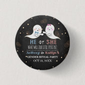 Little Spirit Halloween Ghosts Gender Reopenbaart  Ronde Button 3,2 Cm (Voorkant)