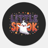Little Spook Cute Halloween Creative Style Ronde Sticker (Voorkant)