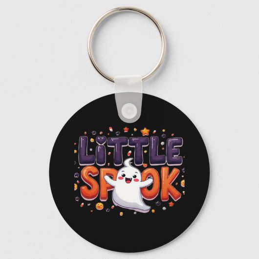 Little Spook Schattigee Halloween Creatieve Stijl Sleutelhanger (Voorkant)