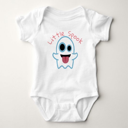 Little Spook voor Baby Spook - Kan gepersonaliseer Romper (Voorkant)