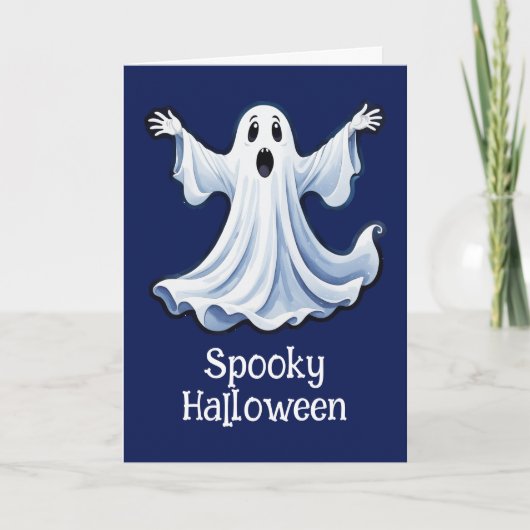 Little Spooky Ghost - Halloween 11 - Fan Fun Kaart (Voorkant)