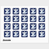 Little Spooky Ghost - Halloween 11 - Fan Fun Vierkante Sticker (Vel)