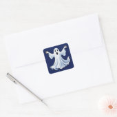 Little Spooky Ghost - Halloween 11 - Fan Fun Vierkante Sticker (Envelop)
