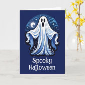 Little Spooky Ghost - Halloween 16 - Fan Fun Kaart (Gele Bloem)