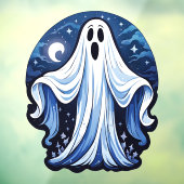 Little Spooky Ghost - Halloween 16 - Fan Fun Raamsticker (Vel 3)