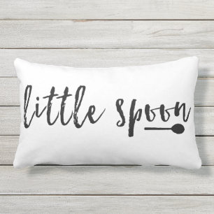 Little Spoon Typography Pillow Buitenkussen