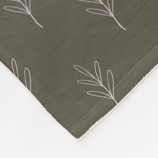 Little Sprig Snuggle Fleece Deken (Hoek)