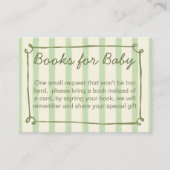 Little sprout Baby Shower book request Informatiekaartje (Voorkant)