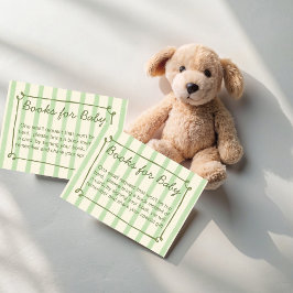 Little sprout Baby Shower book request Informatiekaartje