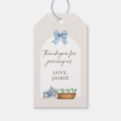Little Sprout Baby shower Dank je wel Cadeaulabel (Voorkant)