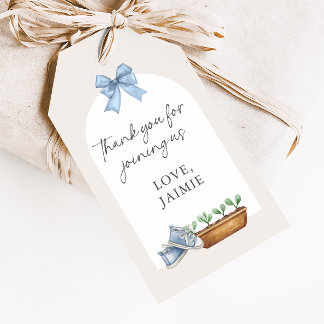 Little Sprout Baby shower Dank je wel Cadeaulabel