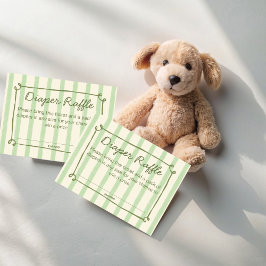 Little sprout Baby Shower diaper raffle Informatiekaartje
