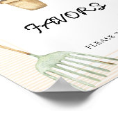 Little Sprout Baby shower Favors Poster (Hoek)