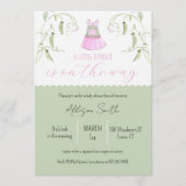 Little Sprout Baby Shower Invitation Kaart (Voorkant)