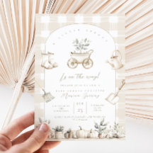 Little Sprout Baby shower Invitation