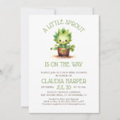 Little Sprout Baby shower Kaart (Voorkant)