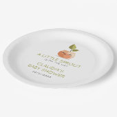 Little Sprout Baby shower Papieren Bordje (Gekanteld)