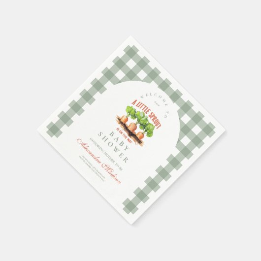 Little Sprout Baby shower Servet (Hoek)