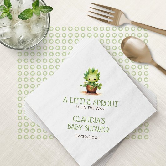 Little Sprout Baby shower Servet