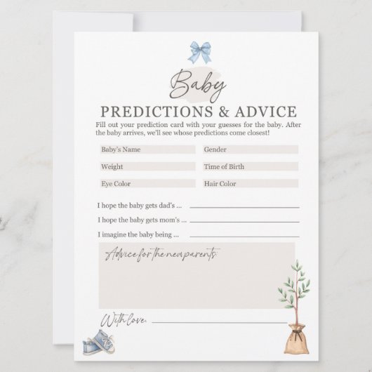 Little Sprout Baby shower spel Feestdagenkaart (Voorkant)