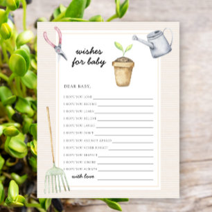 Little Sprout Baby shower - Wensen voor baby