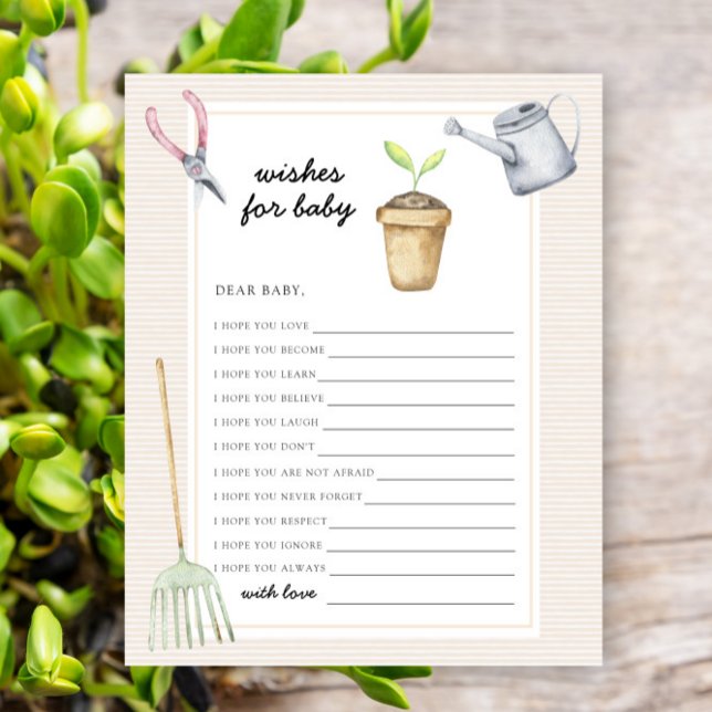 Little Sprout Baby shower - Wensen voor baby (Creator heeft geüpload)