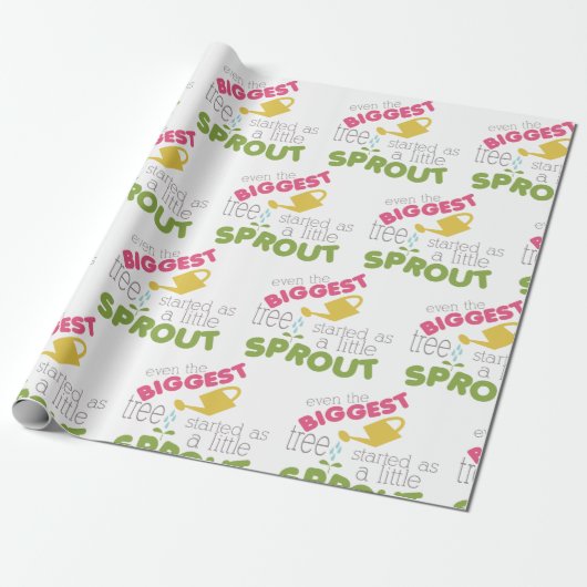 Little Sprout Cadeaupapier (Uitgerold)