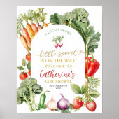 Little Sprout Farmers Market Baby shower Poster (Voorkant)